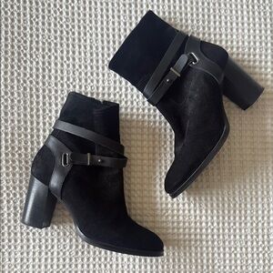 NWOT BARNEYS NY Black Ankle Boots